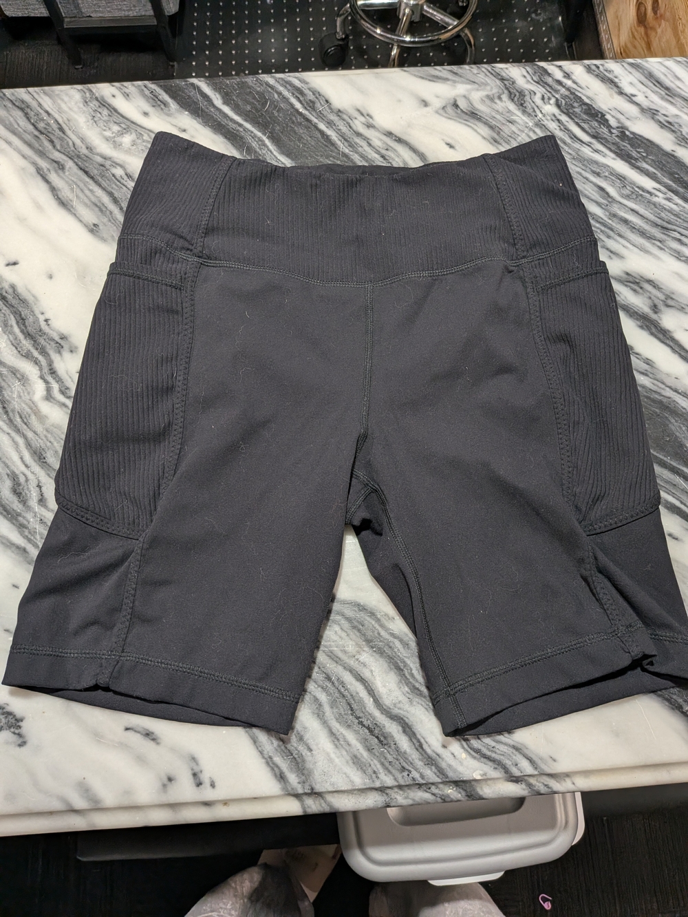 Mondetta Black High-Rise Athletic Bike Shorts